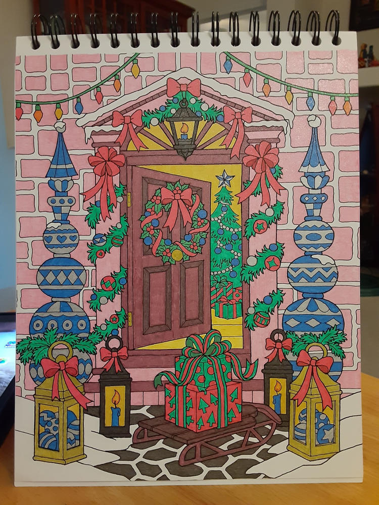 ColorIt Christmas Book 2022  Home For The Holidays 🎄 