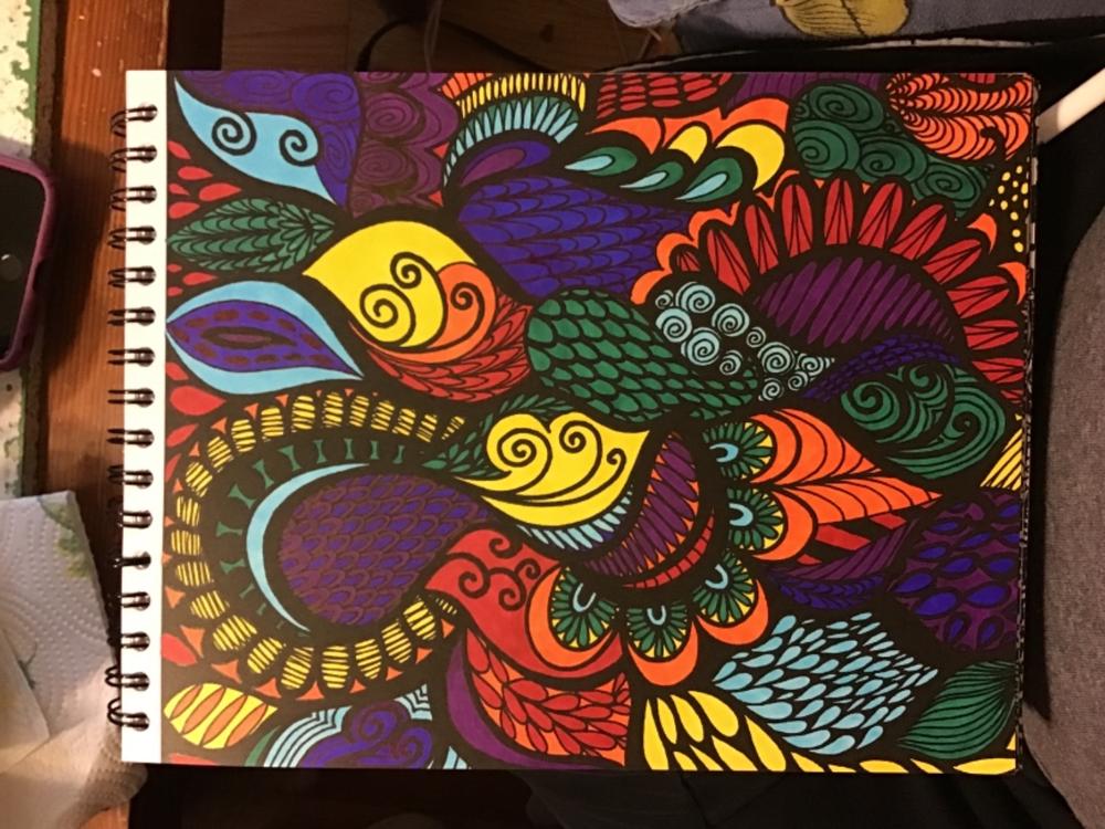 Colorit - CalmingDoodles Coloring Book Review 