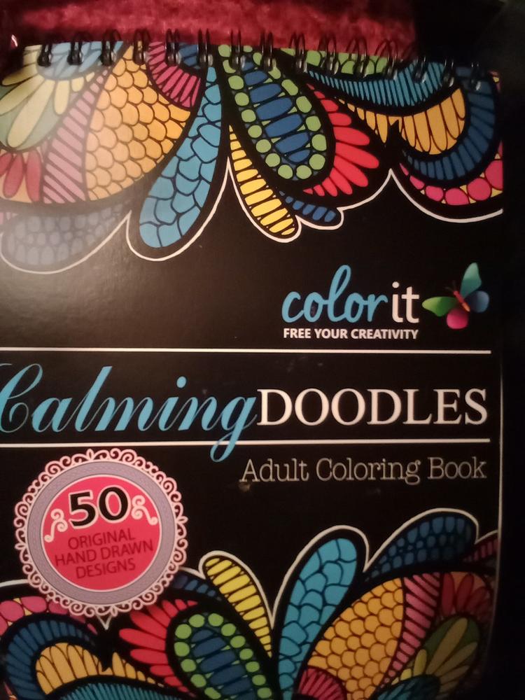 Doodlescapes: Pattern And Design Coloring Book - Calming Coloring Books For  Adults (Paperback)