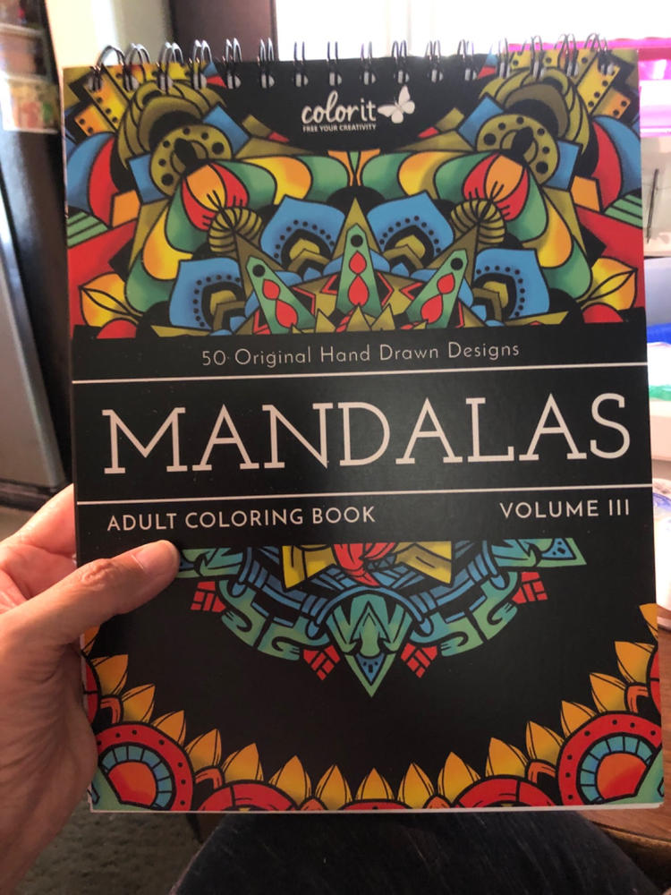 Mellowing Mandalas, Book #3: Mandala Coloring Book for Adults [Book]