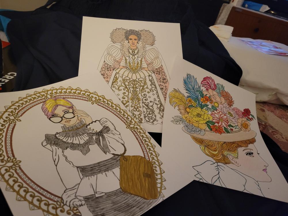 Fashion Through the Ages Illustrated by Jackielou Pareja and Patrick Bucoy - Customer Photo From MaryAnn Fry