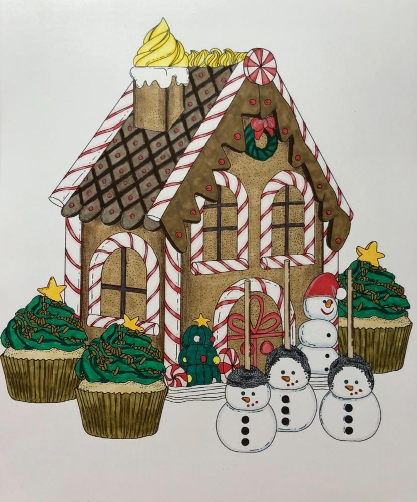 Delightful Desserts and Sweet Treats Coloring Book by Jackielou Pareja and Patrick Bucoy - Customer Photo From Jennifer Baker