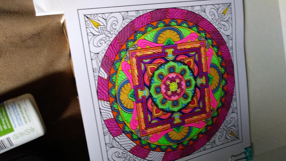 Mandalas To Color Volume 4 Coloring Book by Terbit Basuki - Customer Photo From Stephanie Dougherty