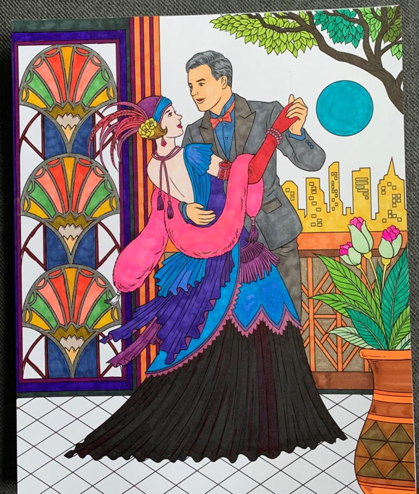 ColorIt 50 Coloring Book for Adults Illustrated by Hasby Mubarok, Stevan Kasih, Terbit Basuki, Patrick Bucoy, and Jackielou Pareja - Customer Photo From Vanessa Orlando