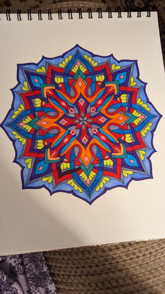 ColorIt CIMANDALAS7 Colorit Mandalas To Color, Volume Vii Coloring Book For  Adults 50 Cultural Mandala Patterns And Designs, Spiral Binding, Usa Pri
