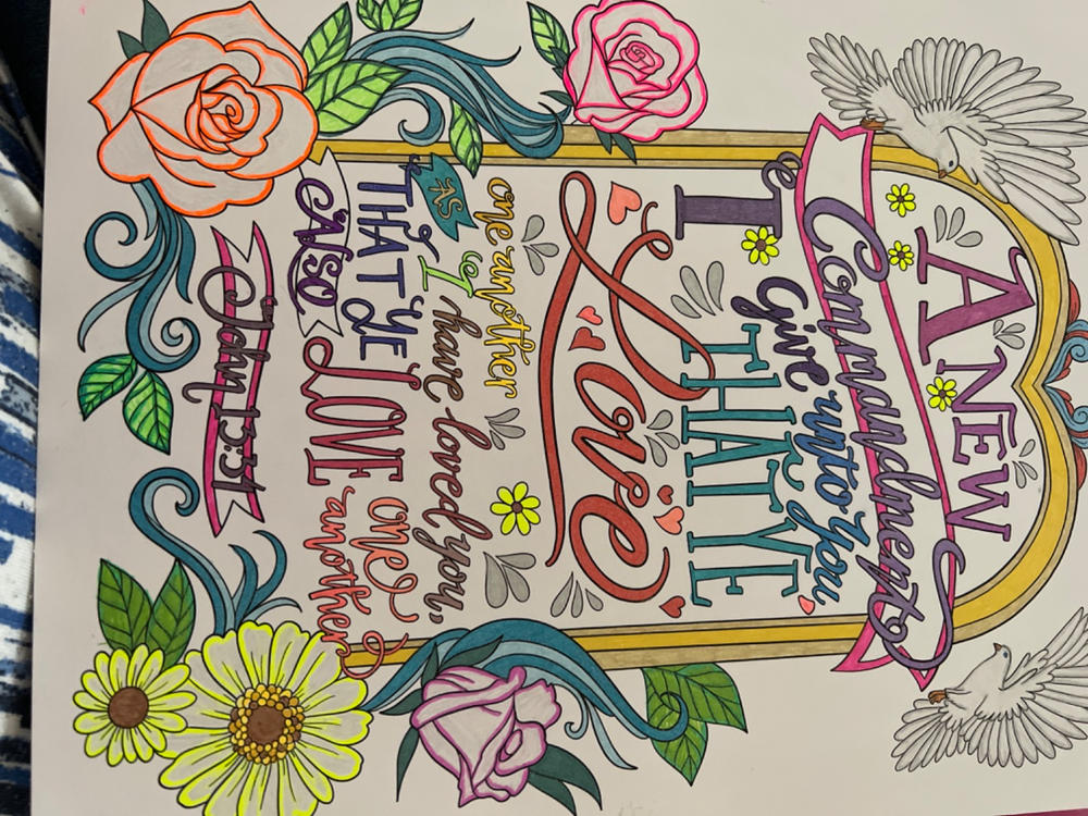 Colorful Scriptures Illustrated By Terbit Basuki - Customer Photo From Debbie Crites