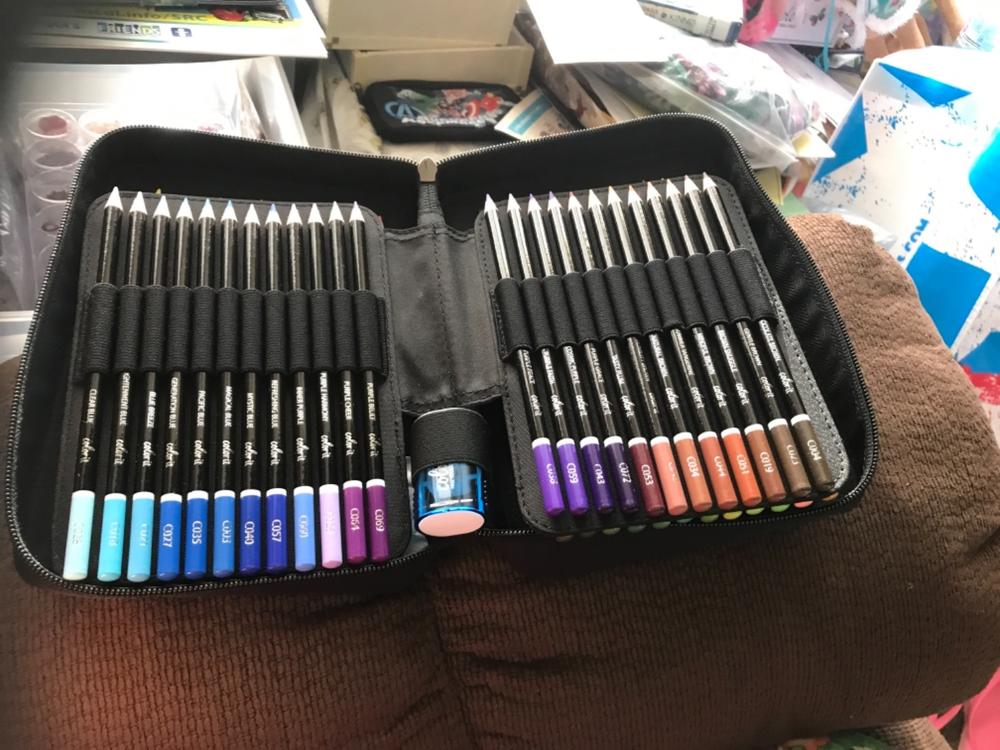 Premium 72 Colored Pencil Set With Case and Sharpener - Customer Photo From Megan B.