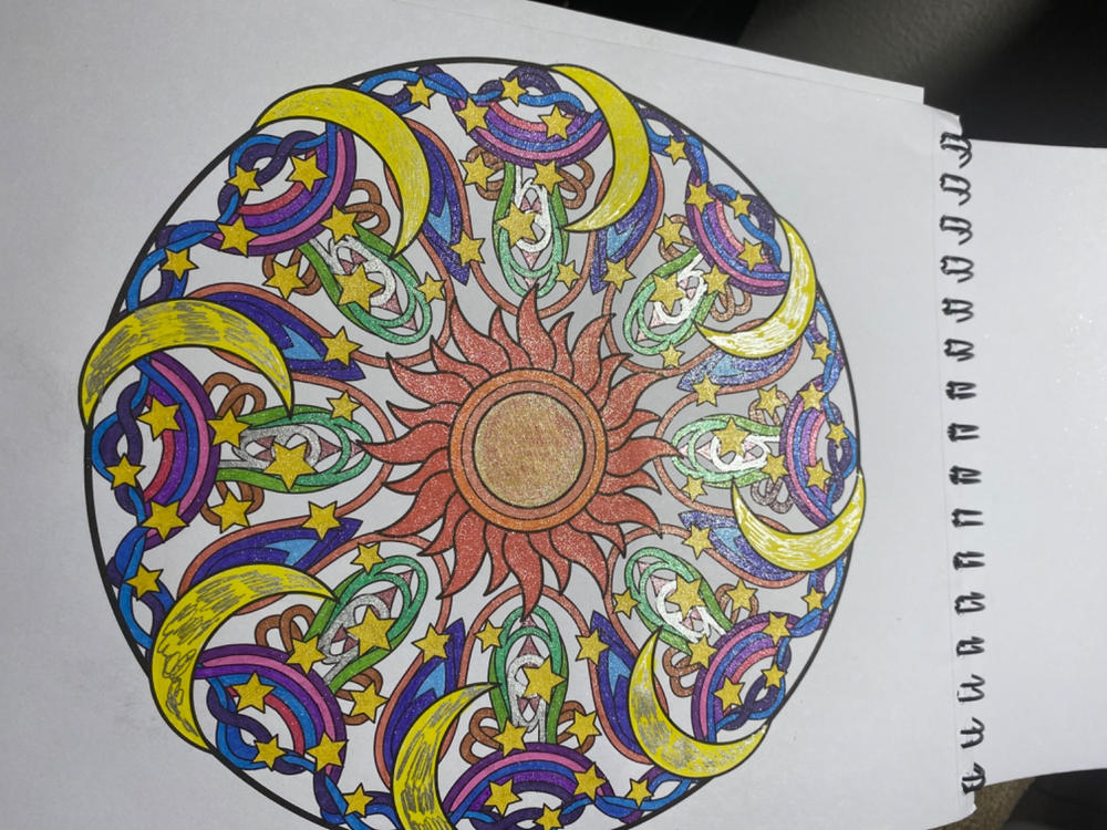 ColorIt Mandalas To Color, Volume II Coloring Book for Adults by Terbit Basuki - Customer Photo From Katrina Anderson