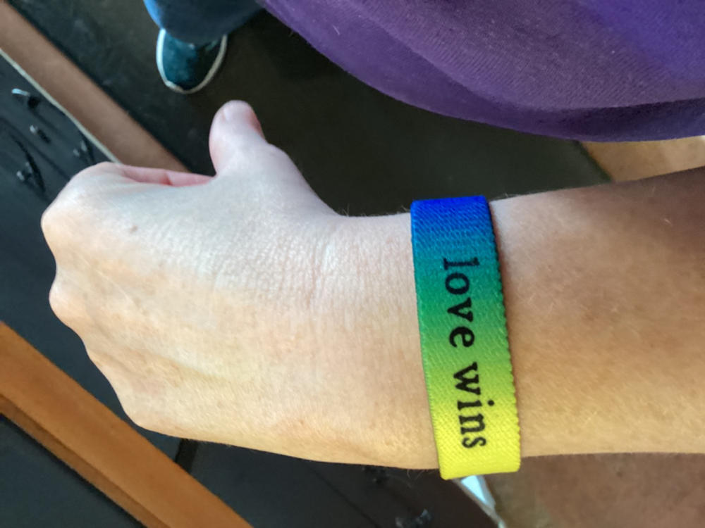 Pride Love Wins Whisper Word Bracelet - Whispering in Wonderland