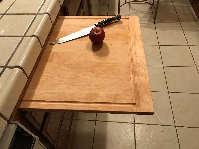 Custom Maple Pull Out Cutting Board Cuttingboard Custom Maple Pull Out Cutting Board