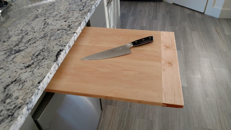 Custom Maple Pull Out Cutting Board Cuttingboard Custom Maple Pull Out Cutting Board
