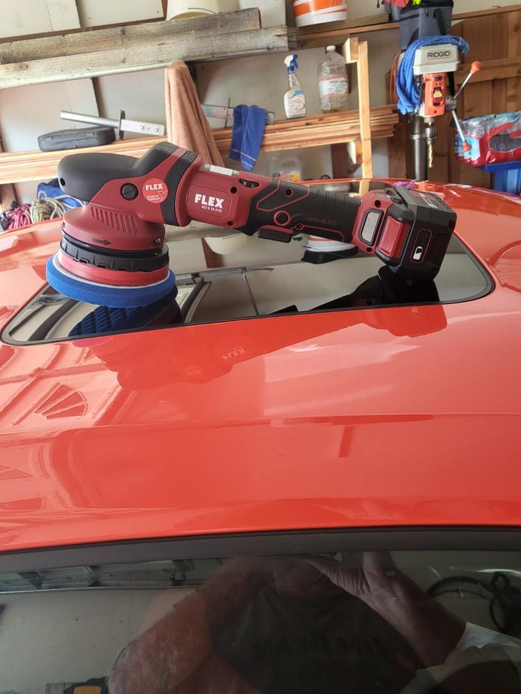 FLEX XCE 8-125 18.0 Dual Action Cordless Polisher Intro Pad Kit - Customer Photo From Phillip Walsh