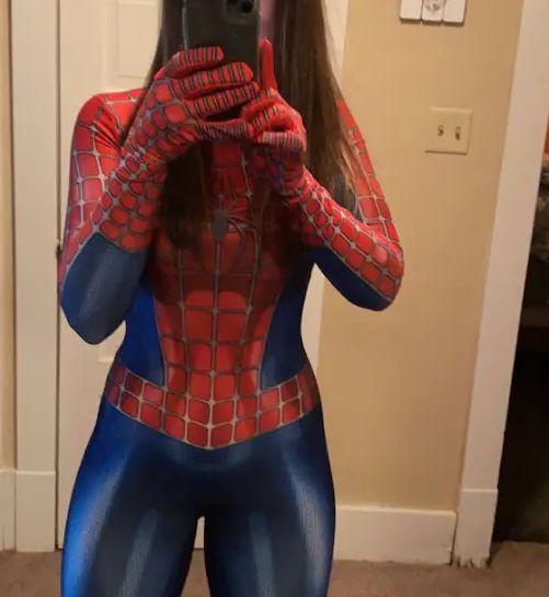 The Amazing Spiderman Costume 3D Print Spandex Spiderman Cosplay Costume - Customer Photo From Rosa