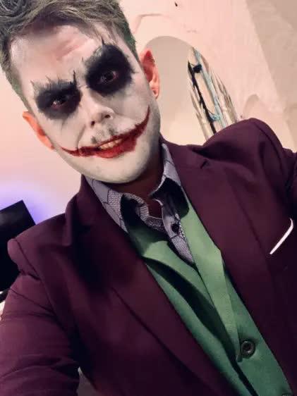 DC The Dark Knight: Le Chevalier noir Joker Chemise+Gilet Cosplay Costume - Customer Photo From Yanis Figuier