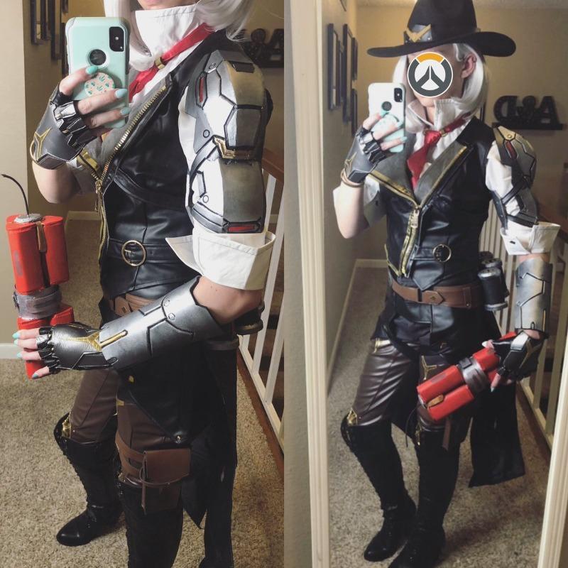 Overwatch OW Ashe Uniforme Cosplay Costume - Customer Photo From Nina