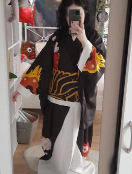 Demon Slayer Kimetsu no Yaiba Kibutsuji Muzan Kimono Cosplay Costume - Customer Photo From joe