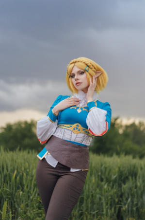 Adulte The Legend of Zelda: Breath of the Wild Zelda Cosplay Costume - Customer Photo From Brianna Stansberry