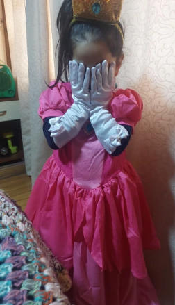 Enfant Film Super Mario Bros Princesse Peach Robe Cosplay Costume Carn –