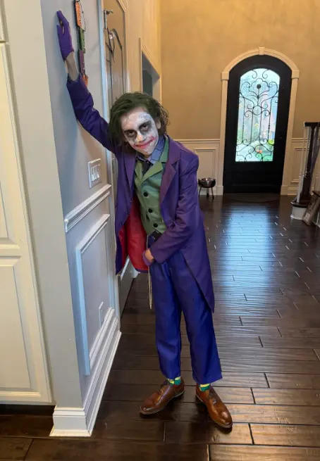 Enfant The Dark Knight Joker Cosplay Costume - Customer Photo From Marquette