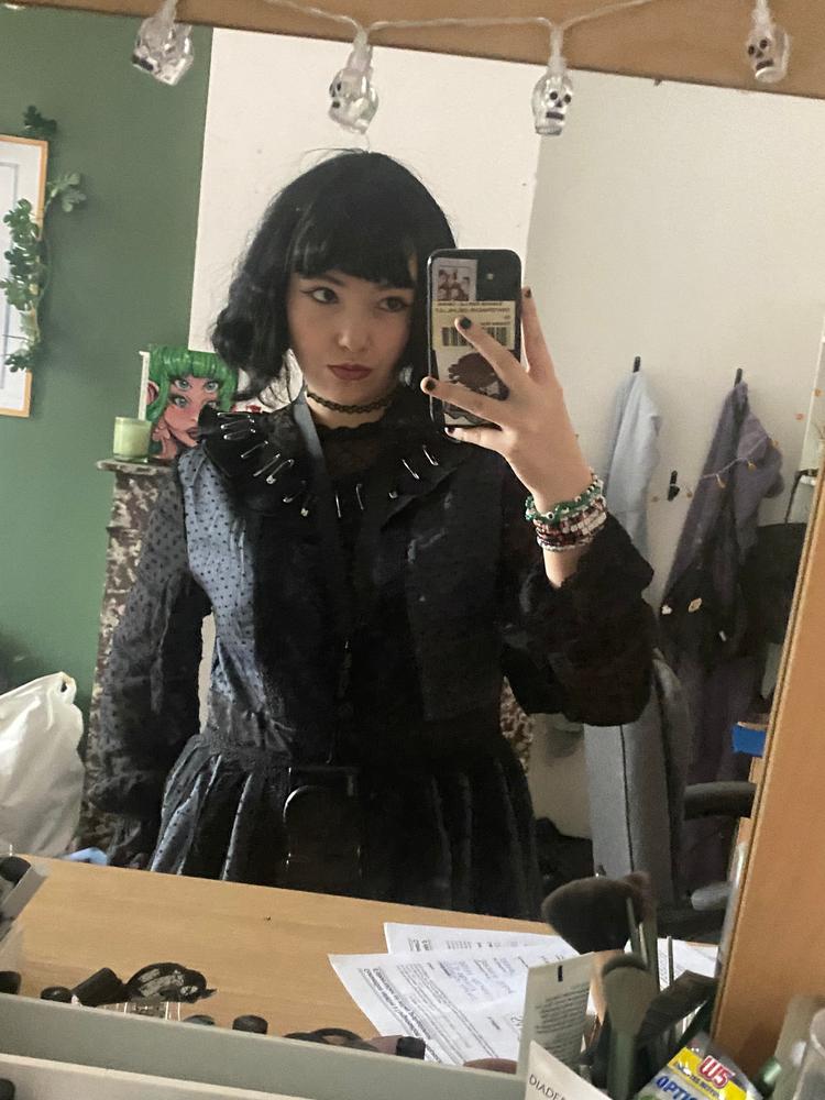 Beetlejuice 2(2024) Lydia Deetz Robe Musicale Noire Courte Cosplay Costume - Customer Photo From lily