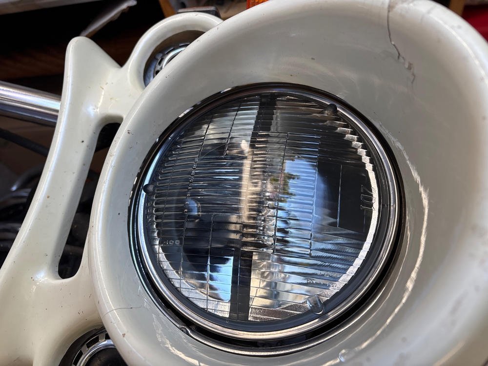 Revival Secret LED 7" Retro Vintage Headlight - Customer Photo From Kris Pearson