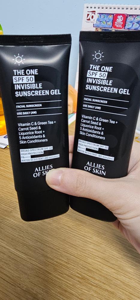 THE ONE SPF 50 Invisible Sunscreen Gel - Customer Photo From Melissa L.