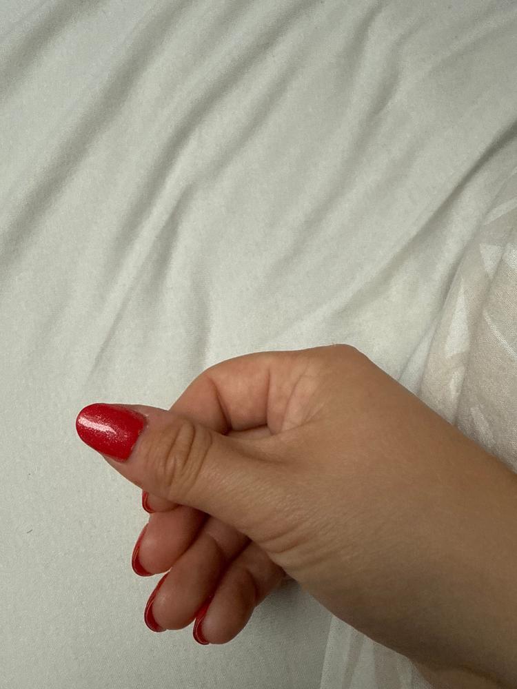 UV Top Coat Soft Glitter - Customer Photo From Romina