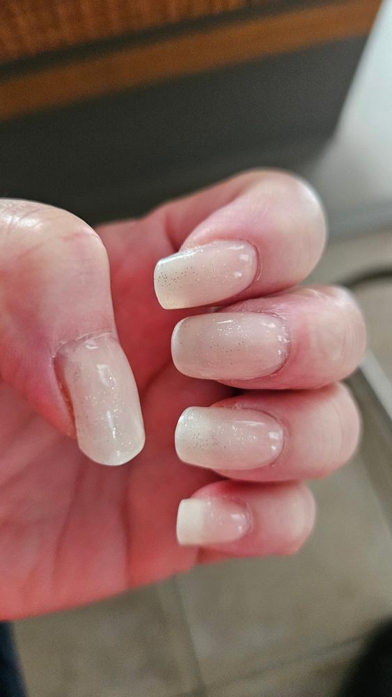 UV Top Coat Soft Glitter - Customer Photo From Annika Mehl