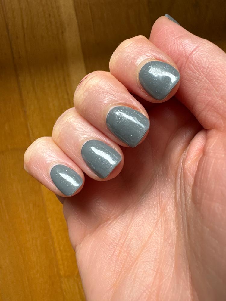 UV Top Coat Soft Glitter - Customer Photo From Rebecca