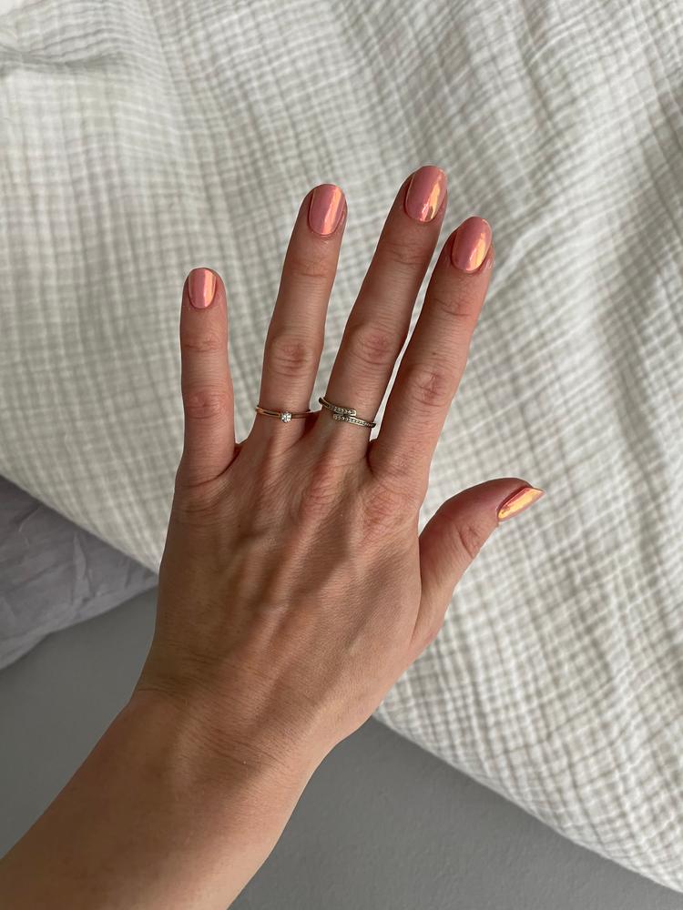 Chrome Peach UV - Customer Photo From Marie