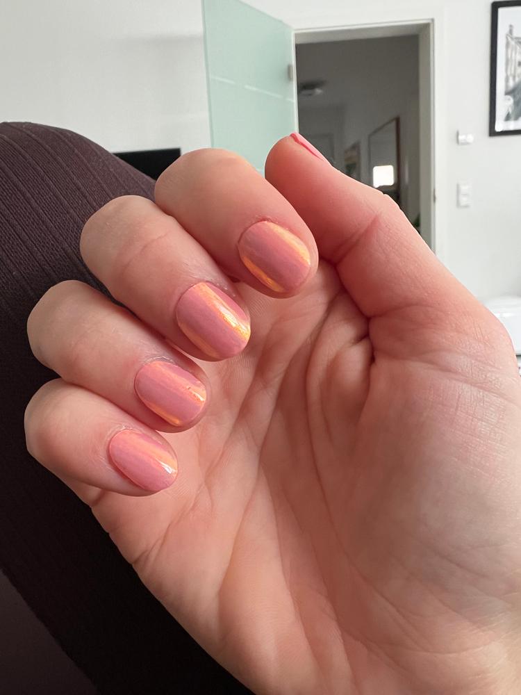 Chrome Peach UV - Customer Photo From Kathi