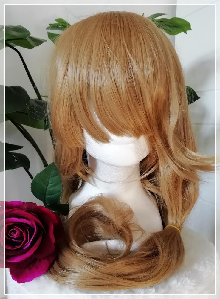 Uwowo Game Genshin Impact Lisa Witch of Purple Rose Cosplay Wig The Librarian 70cm Brown Long Wavy Hair - Customer Photo From Anonymous