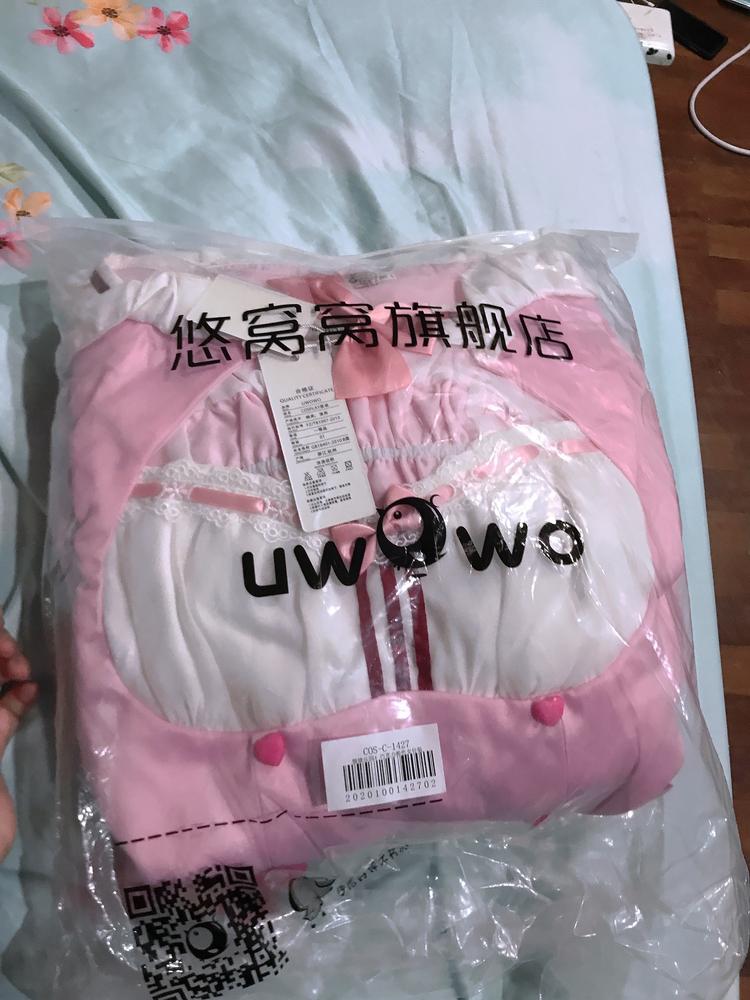 【Pre-sale】Uwowo Game Nekopara vol.4 Chocola Maid Dress Cosplay Costume Cute Pink Dress - Customer Photo From Alia K.