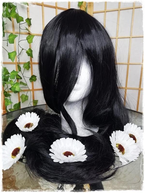 【Pe-sale】UWOWO Anime Overlord Albedo Cosplay Wig 120cm Deep Purple Long Hair - Customer Photo From Frederika Badinková