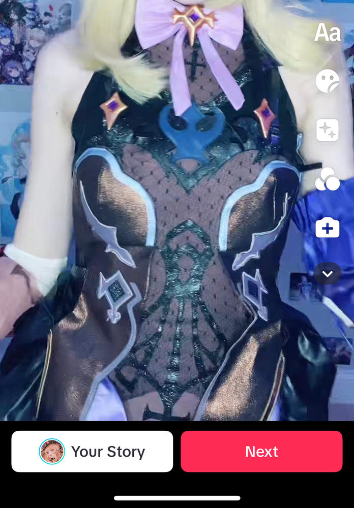 【Special Discount】Uwowo Game Genshin Impact Cosplay Fischl Prinzessin der Verurteilung Cosplay Costume - Customer Photo From Callie