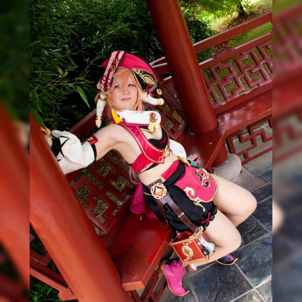 【Pre-sale】Uwowo Game Genshin Impact Plus Size Yanfei Wise Innocence Yanfei Cosplay Costume - Customer Photo From Alexandra Hoppe