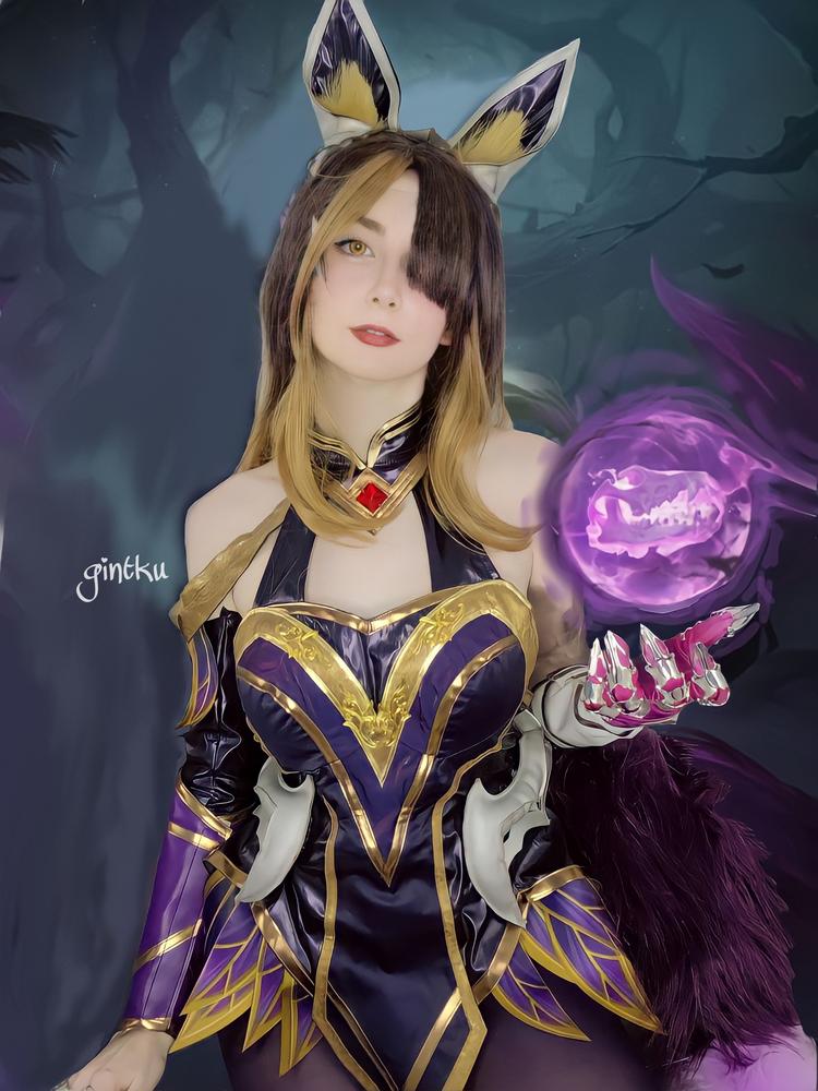 【In stock】Uwowo Game League of Legends Coven Ahri Cosplay Costume - Customer Photo From gintku