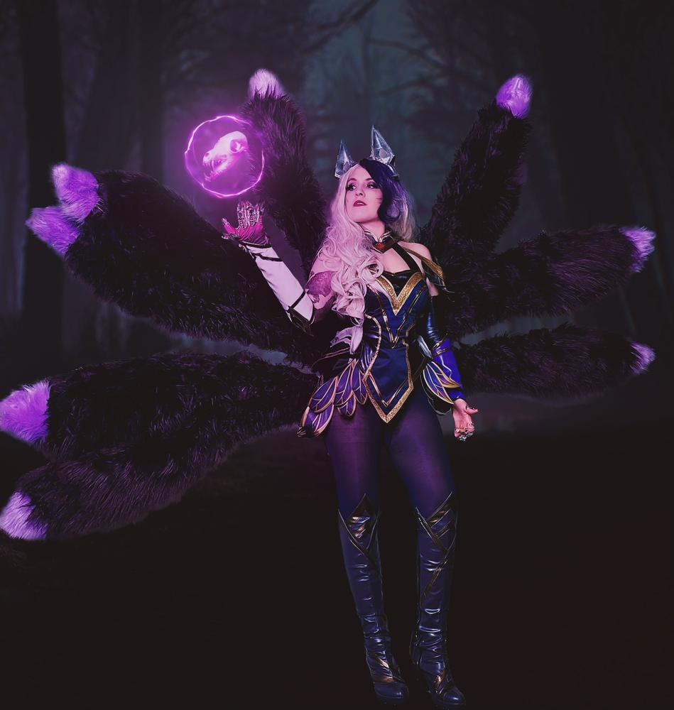 【In stock】Uwowo Game League of Legends Coven Ahri Cosplay Costume - Customer Photo From Hannah G.