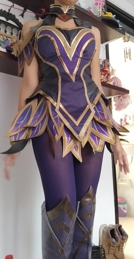 【In Stock】Uwowo Game League of Legends Coven Ahri Halloween Cosplay Costume - Customer Photo From Tiffany 