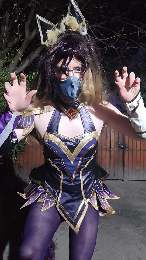 Uwowo Game League of Legends Coven Ahri Cosplay Costume - Customer Photo From Anonymous