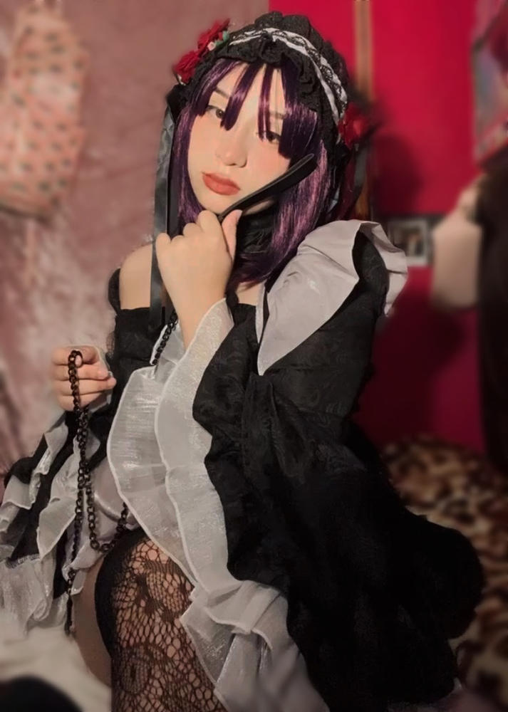 【In Stock】Uwowo Anime My Dress-Up Darling Shizuku-Tan Marin Kitagawa 2-in-1 Maid&Lingerie Cosplay Costume - Customer Photo From Patricia P.