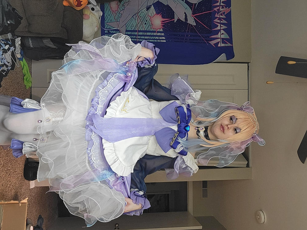 Exclusive Uwowo Genshin Impact Fanart Kokomi Maid Ver Cosplay Costume - Customer Photo From Kristin M.