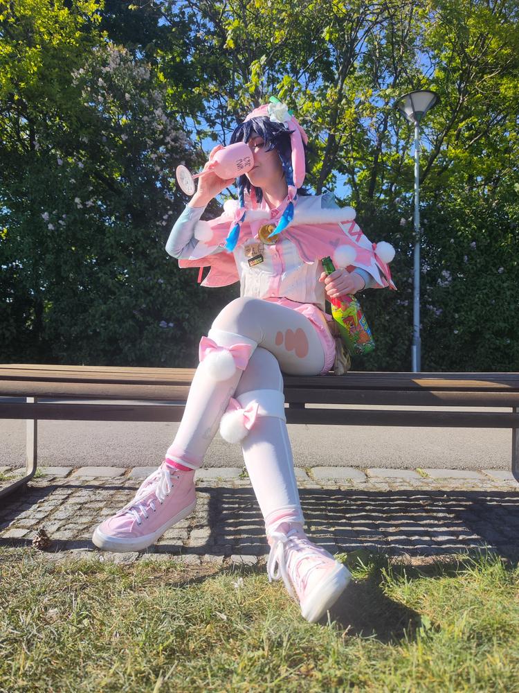 Exclusive Uwowo Genshin Impact Fanart Venti Cute Bunny Outfit Cosplay Shoes Boots - Customer Photo From Marie