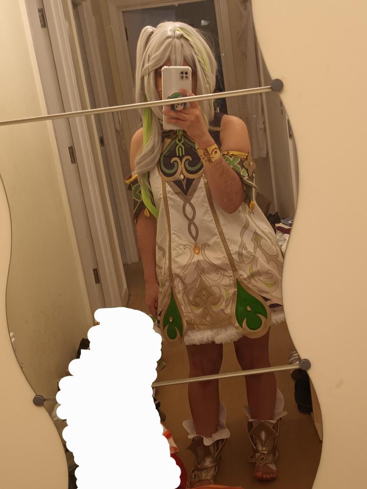 Uwowo Genshin Impact: Nahida Kusanali Sumeru Dendro Archon God Loli Cosplay Costume - Customer Photo From Link
