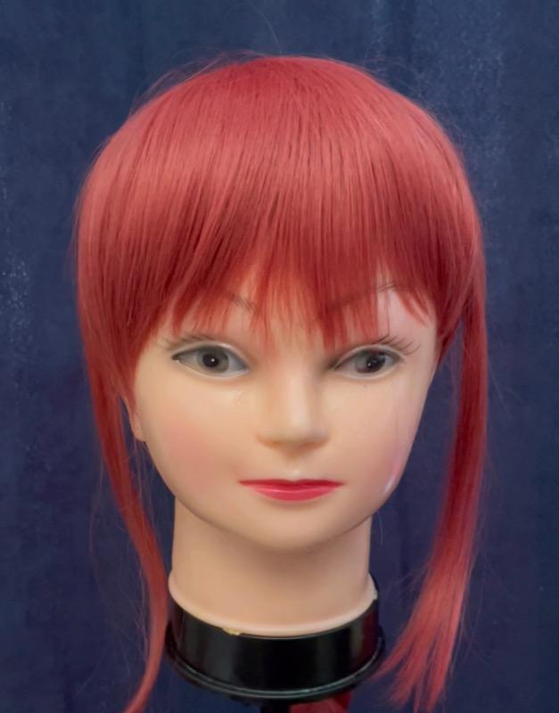 Uwowo Manga Chainsaw Man Wig Makima Wig Rose Red Hair Cosplay Wig Role Play Halloween Wig - Customer Photo From Anonymous