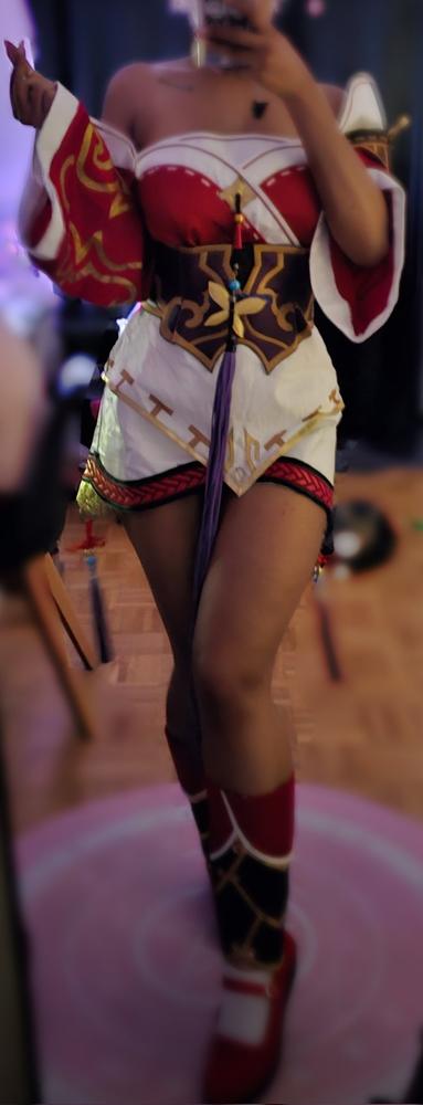 Uwowo League of Legends/LOL: Ahri Champion Nine Tailed Fox Wild Rift WR ASU Cosplay Costume - Customer Photo From Luna