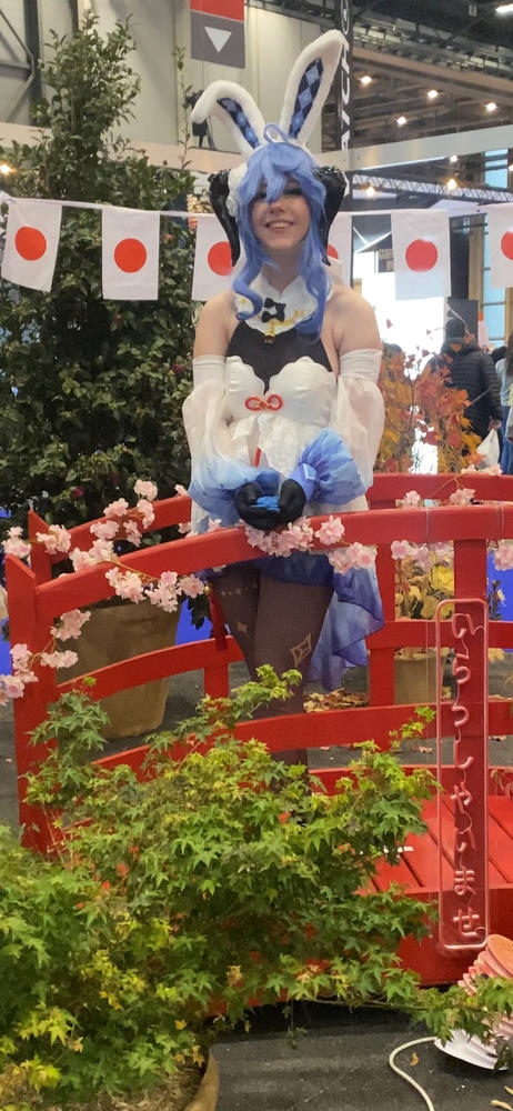 【In Stock】Exclusive Uwowo Genshin Impact Fanart Ganyu Bunny Suit Cute Cosplay Costume - Customer Photo From Lyra V.