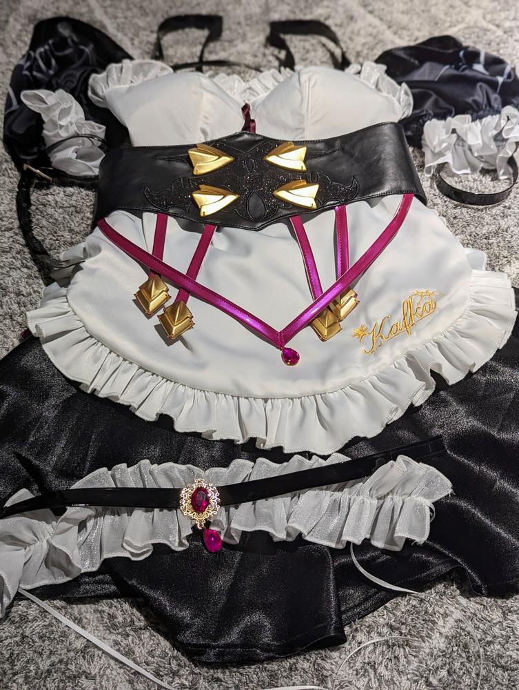 【In Stock】Exclusive Uwowo Honkai Star Rail Fanarts Kafka Maid Stellaron Hunters HSR Cosplay Costume - Customer Photo From BunBun