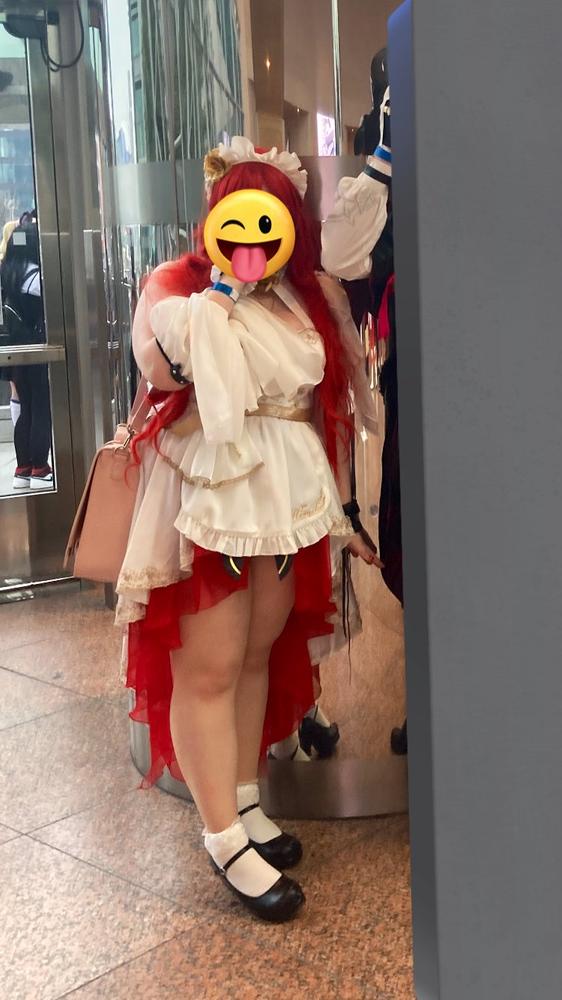 【In Stock】Uwowo Honkai Star Rail Fanart Himeko Starward Explorer HSR Maid Cosplay Costume - Customer Photo From cece