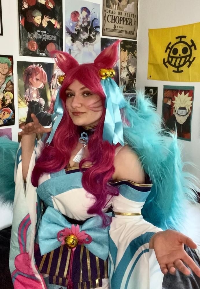 【Pre-sale】Uwowo League of Legends LOL Spirit Blossom Ahri ASU 2023 The Nine-Tailed Fox Cosplay Costume - Customer Photo From Kaiser